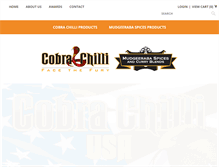 Tablet Screenshot of cobrachilli.com